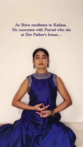 Telepathic conversations between Shiva & Parvati 🥀 . . Answering some questions that I have been getting repeatedly in the last few videos  • #dancersoftiktok #shivparvati #trendsong #posemudras #danceperformance 