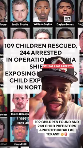 Texas child trafficking ring brought to justice while 109 children were found!!! 🤯🚨 #dallas #childtraffickers #texas #arrests #missingchildren #crimetok #fbi