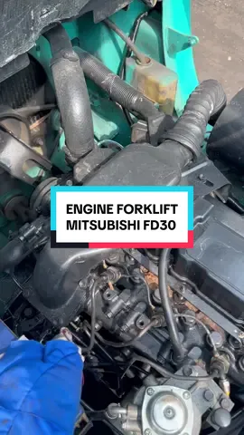 ENGINE FORKLIFT  MITSUBISHI S4S CP : 087780118562 (ZAMAN) #fyp #engineering #alatberat #mekanik #operator 
