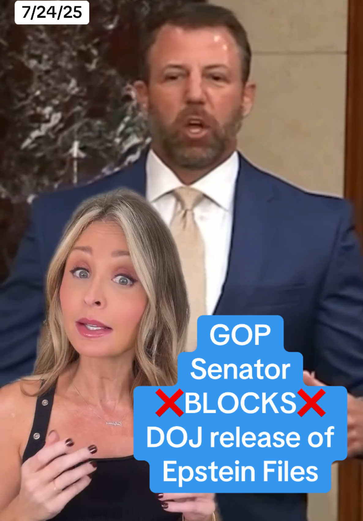 #epsteinfiles #republicans #democrats One Senate Republican single handily shot down an attempt to pass a resolution to force the DOJ to release the Epstein files. But he said he had a reason to oppose the bill. 