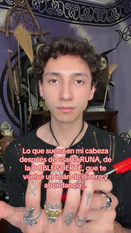 Runa para el dinero y suerte 🍀 #witchtok #fyp #magic #witch #magia #bruja #brujeria #spells 