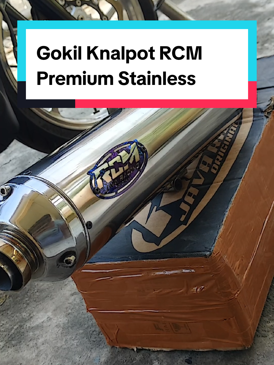 Gokil Si Ini Knalpot RCM Premium Bahan Stainless (link Pembelian di bio profile)  #knalpotracing #knalpot #knalpotstandarracing 