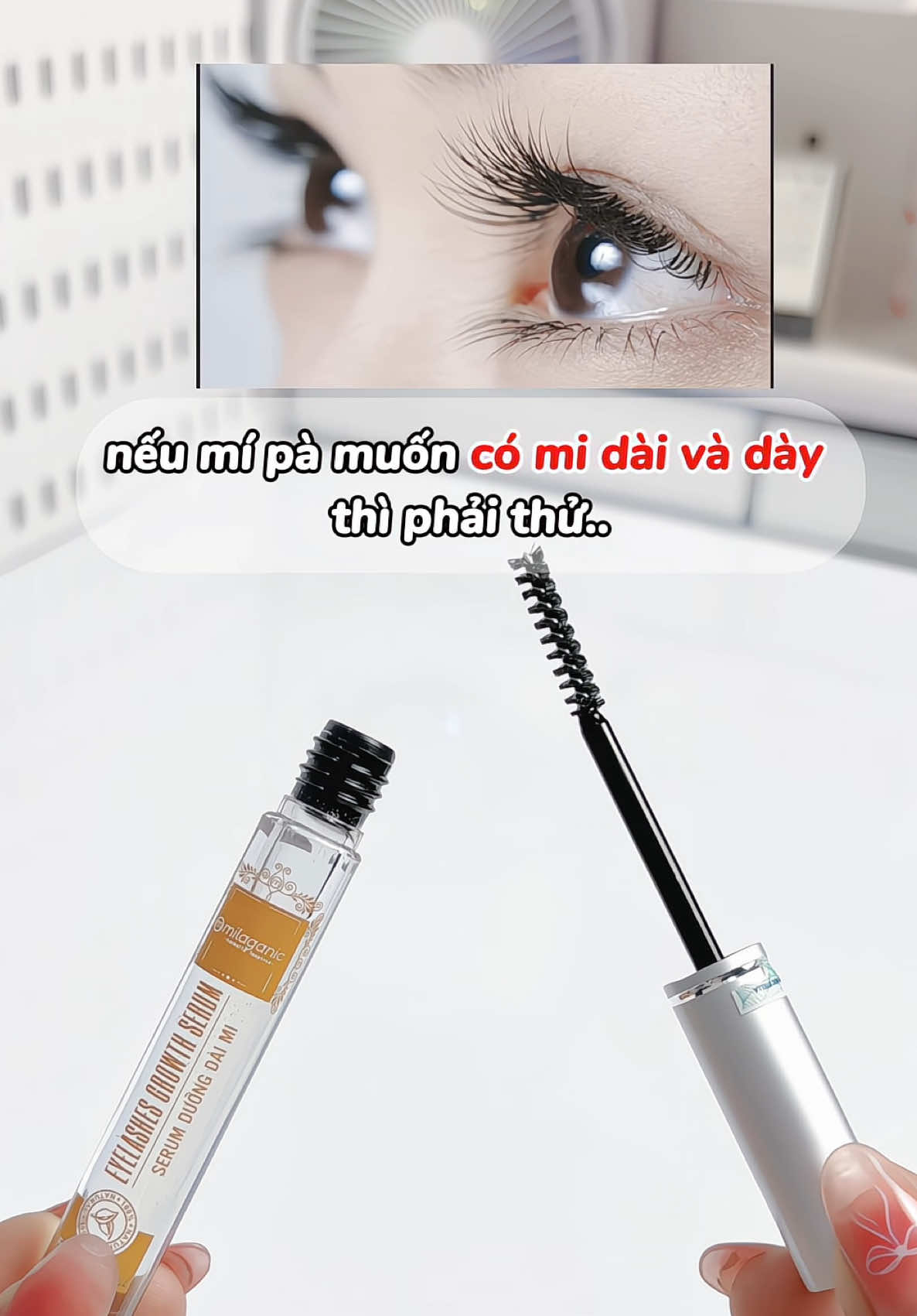 Serum dưỡng mi Milaganics đang có mua 1 🎁1 đó mấy bà oi🫰 #milaganics #serumchuotmi #serumduongmidaicongvut #duongmi #reviewlamdep #serumduongmimilanganic #serumduongmi #duongmimilaganics #xuhuong #viral #trending #fyp #foryou #lin203 #muataitiktokshop 