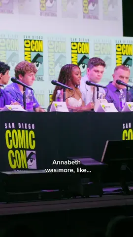 Annabeth goes on a huge journey this season… and Percy’s there too. #SDCC #PercyJackson 