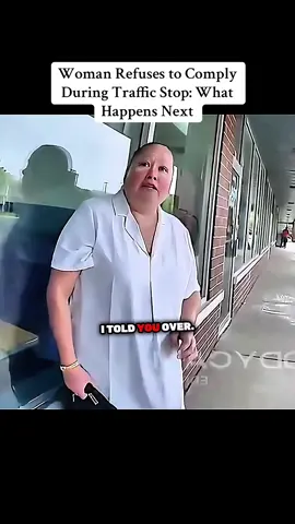 Woman Refuses to Comply During Traffic Stop: What Happens Next#cops #police #copsoftiktok #copsus #fyp 