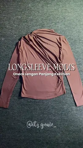 Rekomendasi longsleeve modis oneck lengan panjang kekinian 🤎 #atasankekinian #rekomendasilongsleeve #blousecantik 