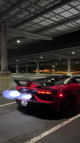 POPCORN ANYONE 🤪 #svj #lamborghini #flame 