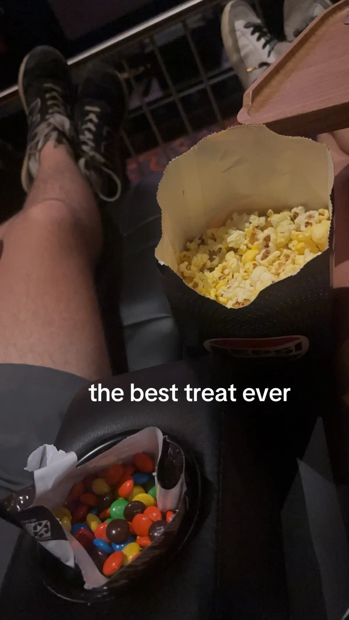 movie vibes #fyp #blowthisup #viral #movie #sweettreat #mandms #popcorn 