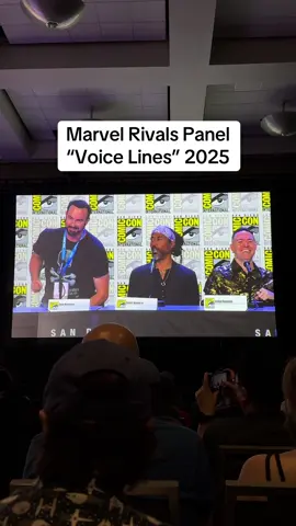 Marvel Rivals Voice lines from the actors themselves! Which one is your favorite?!  Kaycee and I, Went to support our friend @eliahmountjoy and the rest of the @Marvel Rivals cast at Comic Con Today  Hearing their journies and what inspirations led them to their roles was inspiring and really made me have a deeper appreciation for the game ❤️✌🏽 #marvel #marvelrivals #marvelrivalsvoicelines 