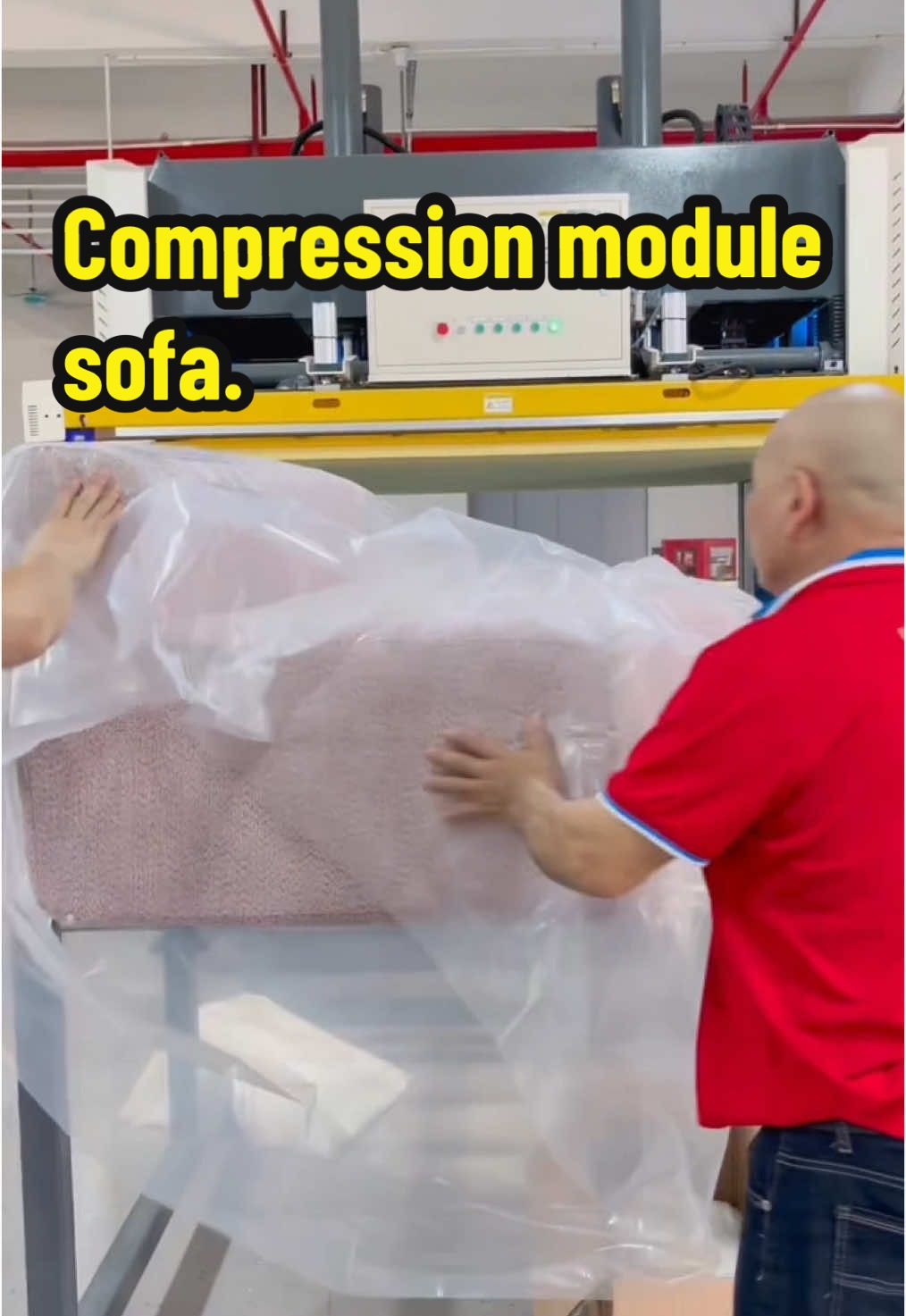 Compression module sofa.#foshanfurniture #compressedsofa #fyp #livingroom #furniture 