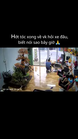 Hớt tóc xong về vk hỏi xe đâu,biết nói sao bây giờ 🙏 #antromxe