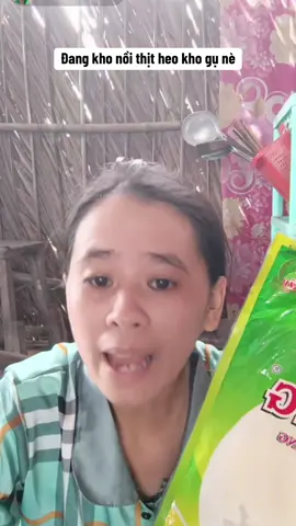 Đang giữ con đang kho nồi thịt heo kho gụ nè #hannguyen #justforfun 