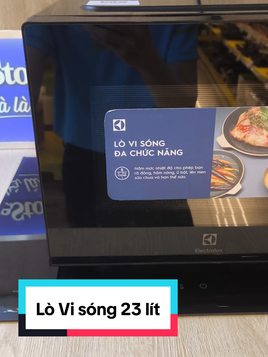 Lò vi sóng Electrolux 23 Lít. Bảo hành 2 năm. #xuhuong #dobep #diengiadung #electrolux #lovisong 