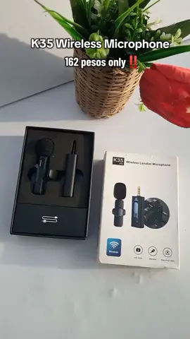 Wireless Microphone na may noise cancellation para sa mga mahilig mag voiceover at mag liveselling. #wirelessmicrophone #microphone #androidphone #fyp 