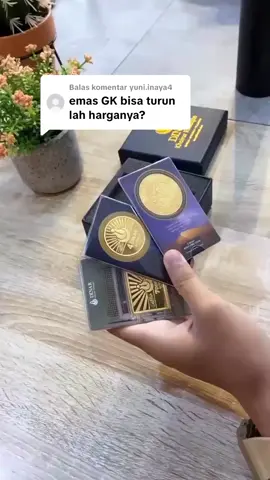 Membalas @yuni.inaya4 untuk harga harian emas ada naik turunnya kak,tapi kalau pertahun harganya cenderung terus naik. jadi kalau mau nabung emas itu minimal masa simpan 3-5 tahun supaya bisa merasakan keuntungannya🙂 #EmaskanImpianmu #dinariduniamu #DinarKhoirurRooziqiin 