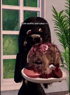 Don’t know who to tag for creds😔 #dresstoimpress #lana #outfit #items #update #dti #Summer #game #new #cake #creepy #cute #gore #cutegore 