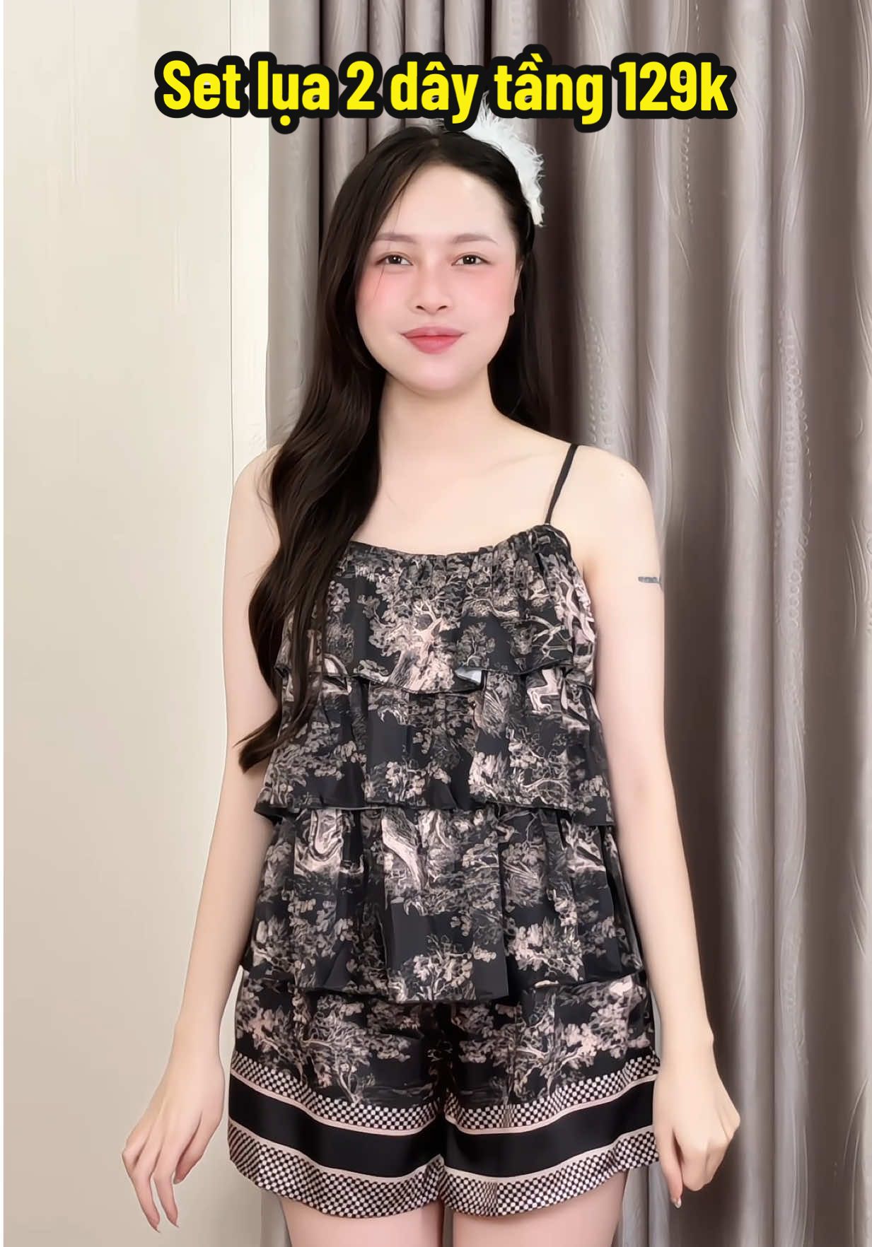 Mặc vào là mê lun #habaolinh#habaolinhreview #thoitrangnu #setngunu #setdonu #setngulua #sethaidaylua 