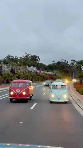 PCH cruising to the Balboa Ferry crossing! #PCH #SlowrideGarage #EnjoyGettingThere #VWBus #Samba #23WindoBus     