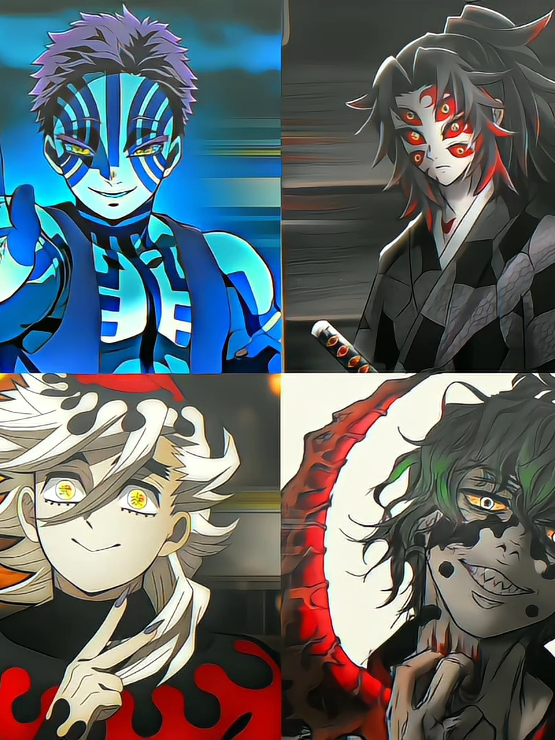 YTTA😹 #kimetsunoyaiba #uppermoon #akaza #kokoshibou #douma #gyutaro #anime #fyp