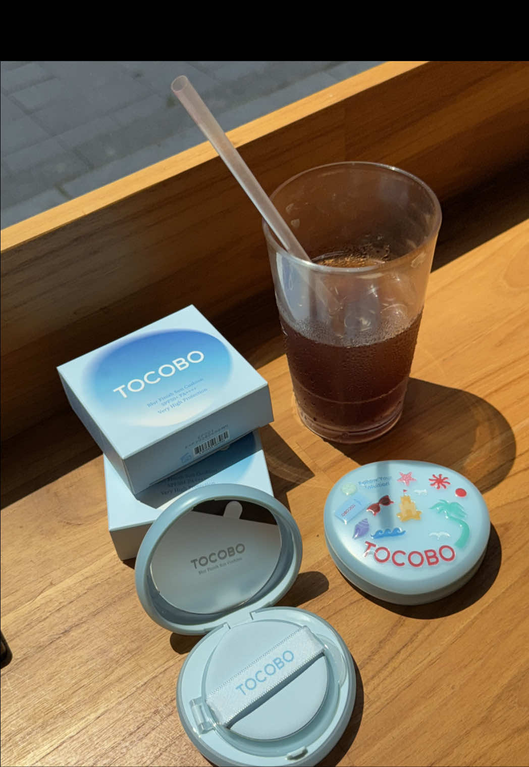 @tocobo_latam @TOCOBO US ✨Finish Powder Sun Cushion A moisture essence containing water-holding powder effectively hydrates and leaves a soft, matte finish. Get a clear, soft-matte complexion that blurs dullness and pores. ✨Quick and Effortless Makeup Touch-up Cushion Sunscreen and powder pact - in one convenient compact! ✨Instant Cooling of heat-flushed skin, reducing skin temperature -6.4°C : Clinically tested. #mattecushion #oilcontrol #suncushion #girly #tocobocushion #kbeauty #tocobo #blurcushion #filtercushion #skincare #makeuphack #grwm #cleanlook #viralproducts #sunprotection #beautyhacks #spf #beforeandafter #skinprep #makeuptips 