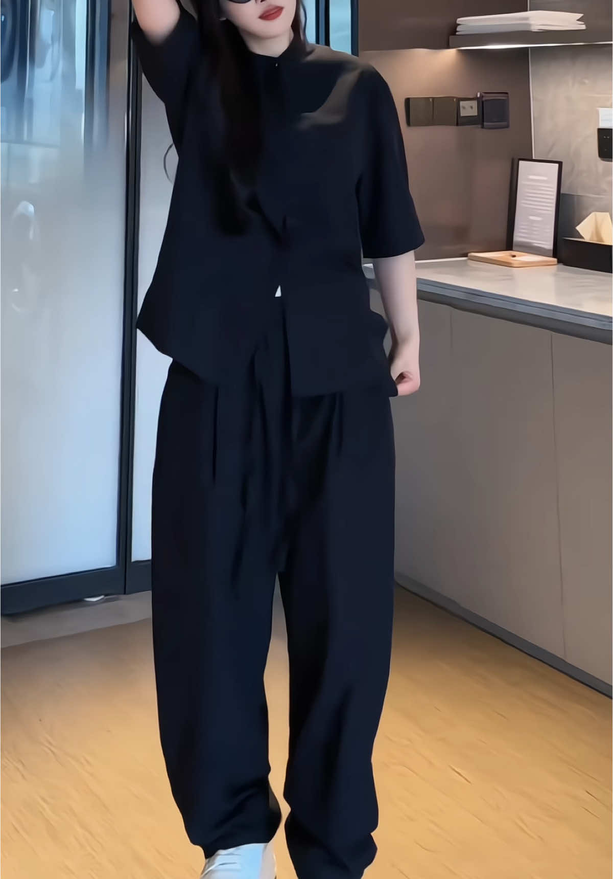 Bộ Sơ Mi Nam Nữ Thể Thao #thoitrangtiktok #xuhuong 
