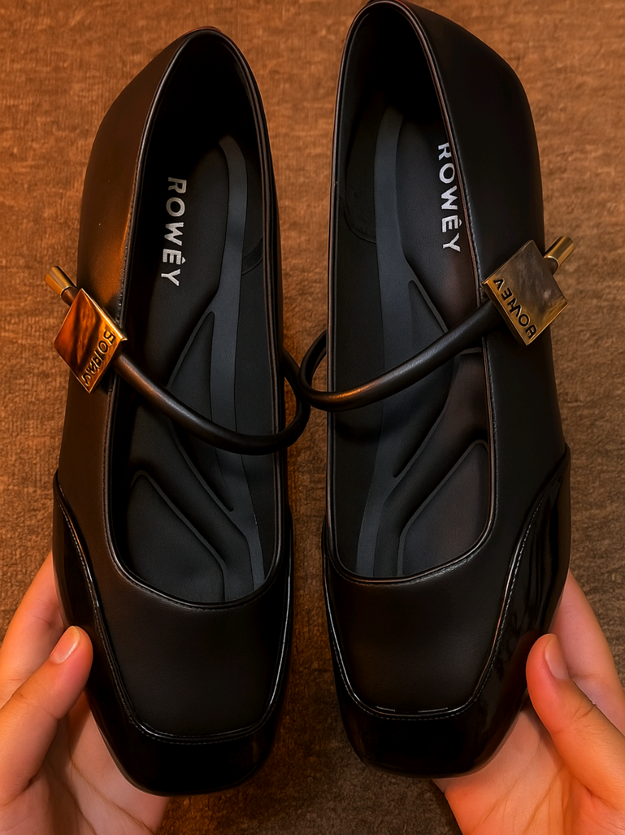 cakep bgt buat ngantor 🖤 #sepatuwanita #flatshoeswanita #sepatu #flatshoes 