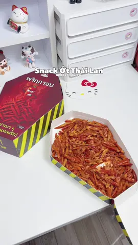 nhìn ớt v thui chứ cay nhẹ hà, ăn đã lắm ớ😋#xh #mytamnunbox #tiktok #nalita #snackot 