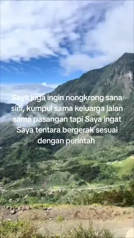 dekat dengan ibu Pertiwi meski jauh dari ibu sendiri #tniindonesia🇮🇩 #anakrantau#bismillahfyp 