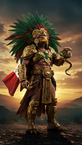 Aguila Azteca y Serpiente, simbolo de nuestra nacion mexicana #aguila #mexicano #bandera #mexico #leyenda #azteca #serpiente Simbolismo de los Elementos Cada elemento de esta escena tiene un profundo significado en la cosmogonía mexica: El Águila Real: Representaba al dios Huitzilopochtli. Simbolizaba el sol, la fuerza, la valentía y el poder cósmico. Era el ave sagrada que volaba más cerca del sol. La Serpiente: Aunque a menudo se asocia con el mal en la tradición judeocristiana, para las culturas mesoamericanas, la serpiente (Coatl) era un símbolo poderoso y polifacético. Representaba la tierra, la fertilidad, la sabiduría y a menudo se asociaba con el dios Quetzalcóatl. La imagen de ser devorada por el águila simbolizaba la victoria del bien sobre el mal y el equilibrio entre el cielo y la tierra. De Leyenda a Emblema Nacional Tras la independencia de México en 1821, los líderes de la nueva nación buscaron un símbolo que unificara a la población y representara las raíces indígenas del país. La leyenda del águila y la serpiente fue la elección perfecta. Adoptado oficialmente como el Escudo Nacional, este emblema ha tenido varias modificaciones a lo largo de la historia, pero su esencia se ha mantenido. Hoy, el águila y la serpiente en la bandera mexicana no solo recuerdan la fundación mítica de su capital, sino que también representan el triunfo, la identidad y la herencia cultural del pueblo de México.
