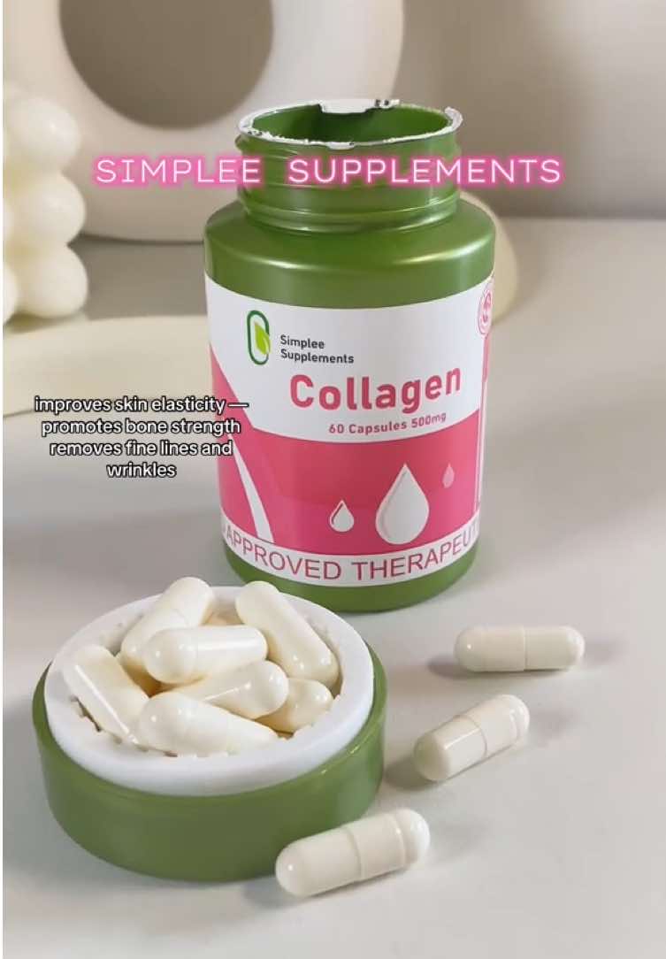 Been taking this collagen daily and I swear, glowing feels effortless! 🤍✨Try it now  @Simplee Supplements 💊🛍 #SimpleeSupplements #GlowRoutine #CollagenDaily #SelfCarePH #SkinGoals #NoSkipDays #TikTokFinds #BudolPH #PuyatPeroFresh #AddToCartNa #fyp 