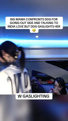 BIG MAMA CONFRONTS DDG FOR GOING OUT SIDE AND TALKING TO INDIA LOVE BUT DDG GASLIGHTS HER 🤣 #ddg #intoodeep #moodia #indialove #fyp 