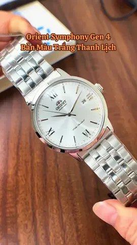 Orient Symphony Gen 4 - Bản Màu Trắng Thanh Lịch #dongho #shopwatch #donghonhat #donghochinhhang #donghonam #watch #donghoco #donghogiare #foryou #orient 