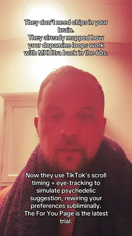 MKUltra never ended. They just made it free and called it content. #StayWoke #tech #techtok #linux #schizoposting 
