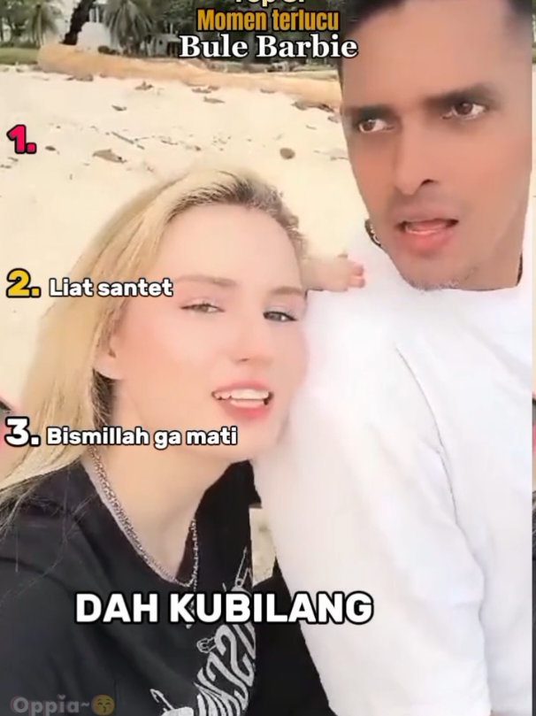 Top 3. Momen terlucu Bule barbie #fyppppppppppppppppppppppp 