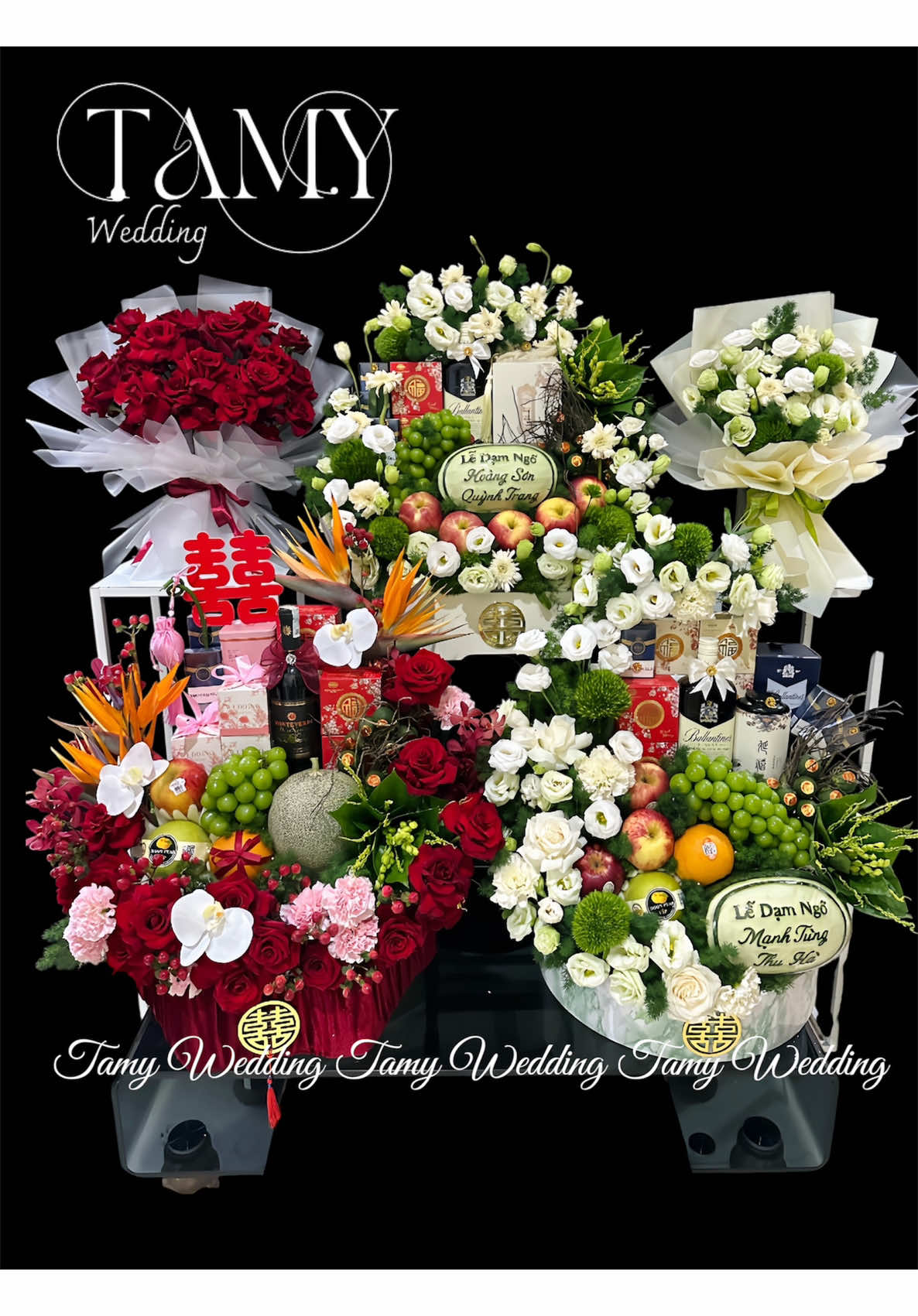 Combo dạm ngõ đẹp Hải Phòng đây cả nhà ơi❤️❤️#TamyWedding #LễDạmNgõ #DạmNgõSangChảnh #viral #damngohaiphong 