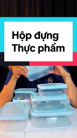 Hộp nhựa nắp kín đựng thực phẩm, ngăn mùi khi cất trong tủ lạnh #hopnhuadungthucpham #xuhuong #hảogiadung68686 