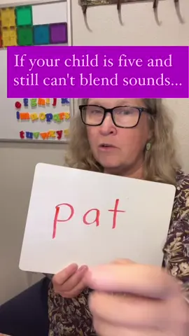 ⁉️Why can’t they just put the sounds together?? It seems like it should be pretty straightforward and yet your little one may just not quite be able to make the jump.  🌈This is one great strategy. Use a continuous sound as the first in the word.  (F, L, M, N, R, S, V - but the easiest are usually L, M, N and S!) So choose a word that starts with one of the continuous sounds. Streeeetch that sound out and add the next. Like this: ⬇️ “Mmmmmmm…… Mmmmmmmmaaaaaaaaap Now let’s say it fast!  MAP!”  🎉 That “say it fast” part will need some practice - but when they blend together slowly they’re on their way! #PhonicsForKids #EarlyLiteracy #LearnToRead #kindergartenmom #preschoolmom #homeschool #firstgrade 