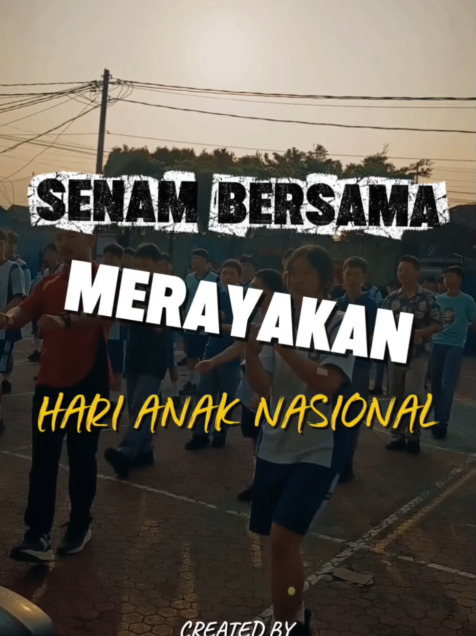 🎉 Jump, move, and groove! 💃🕺 Yuk simak keseruan siswa/i SMKK merayakan Hari Anak Nasional pada tanggal 23 Juli kemarin, dengan melakukan Senam Anak Indonesia Hebat bersama🙆‍♀️  