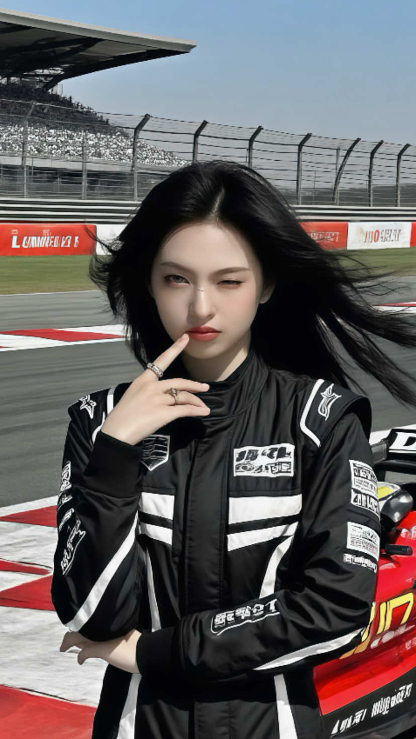 Riracha🏎️🏁 #chiquita #riracha #babymonster #chiquitaedit #fyp #racecar 