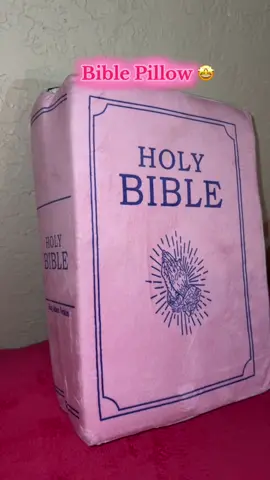 Bible Pillow in Pink 🩷  #biblepillow #pinkbiblepillow #purplebiblepillow #jesus 