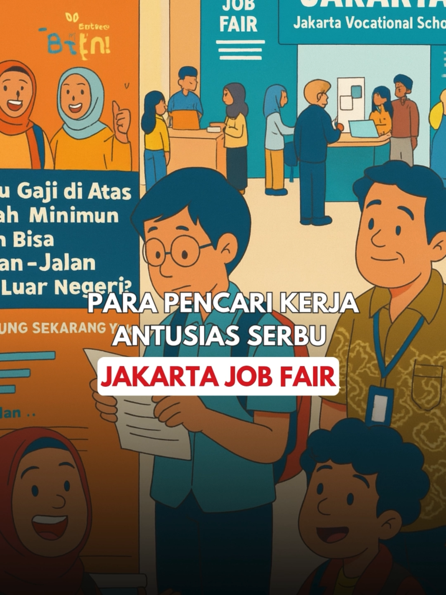 Pemerintah Provinsi DKI Jakarta kembali menggelar Jakarta Job Fair pada 24 dan 25 Juli 2025. Sebanyak 27 perusahaan swasta dan 3 lembaga pemerintah berpartisipasi dalam bursa kerja ini. Tiga lembaga pemerintah yang hadir antara lain BP3MI (Balai Pelayanan Perlindungan Pekerja Migran Indonesia), Pusat Pelatihan Pekerja Daerah, serta Pusat Pasar Kerja Kementerian Ketenagakerjaan. #DiskursusNetwork #DKIJakarta #LowonganKerja #JobFairJakarta #PeluangKerja