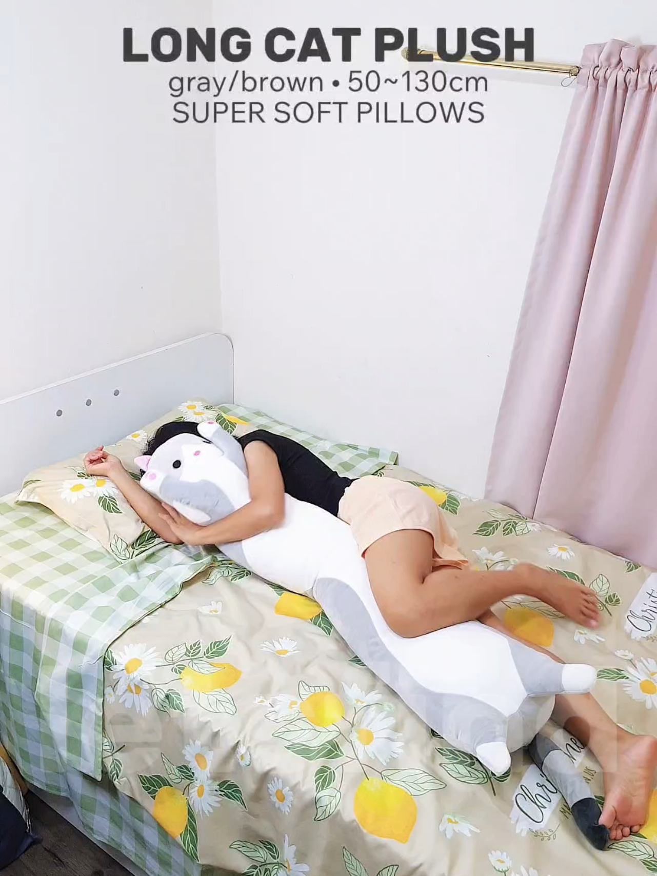 love this long cat plush toy soft pillow #plush #plushpillow #plushtoy #longcat #pillow #cute #plushpillow 