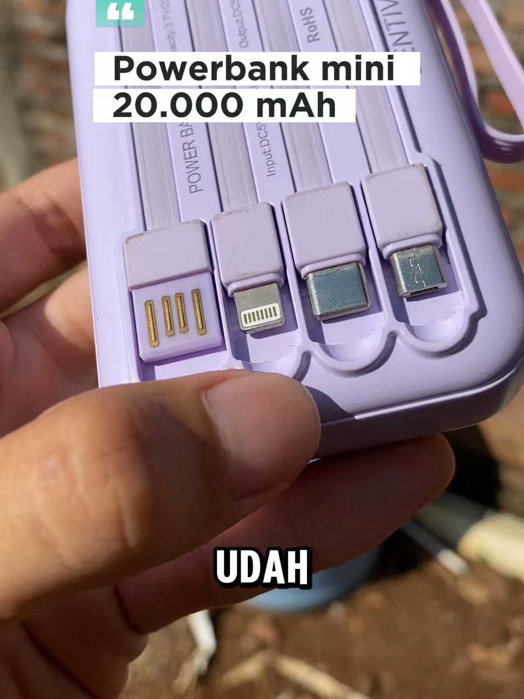 LENTIVEN – Powerbank 20000mAh Mini BH27, Kecil Tapi Nggak Kalah Ngecas! Desain mini, kapasitas besar 20.000mAh, 4 USB port, LED senter & display digital. Cocok buat semua aktivitas. #PowerbankMini20000mAh #LentivenBH27 #FastCharging4Port #PowerbankLEDDisplay #SenterPowerbank #PowerbankCompact #PowerbankBuatSemua #CasCepatAntiLowbat #PowerbankOutdoor