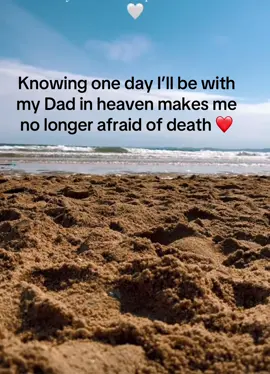 I have always been worried about what comes after death, is there life after death? Does heaven exist? Where does everyone go? I now believe that our souls live on, and I truly believe that when I go , my Dad will be waiting for me.  He is safe, out of pain, and free from suffering. He doesn’t have to see all the terrible things on earth any more. One day we will be reunited again and knowing this makes dying a little less scary for me❤️  #foryoupage #fypシ゚viral #fyp #griefjourney #dadloss#daddysgirl#parentloss 