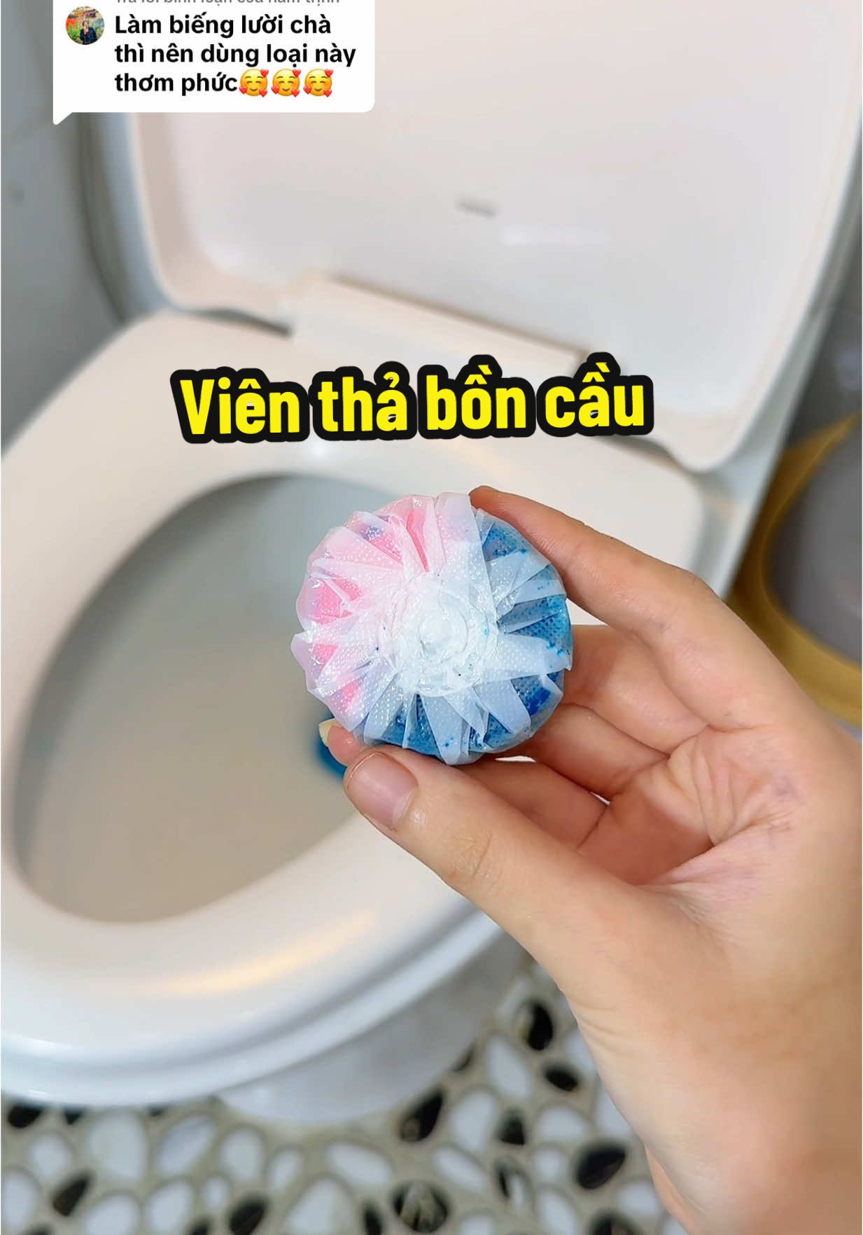 Trả lời @nấm trịnh  làm biếng lười chà tolet nhưng vẫn muốn sạch và thơm đây chính là bí quyết nè #xuhuong #vienthaboncau #vienthaboncauliby 