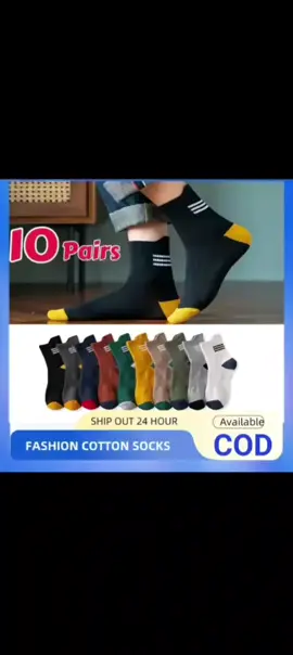 10Pairs Korean Style High Quality Ankle Socks Three Stripe Fashion Style Socks For Men Size Free-Size 36-43 Menswear Lingerie #tiktokaffiliatemarketing #buynow 