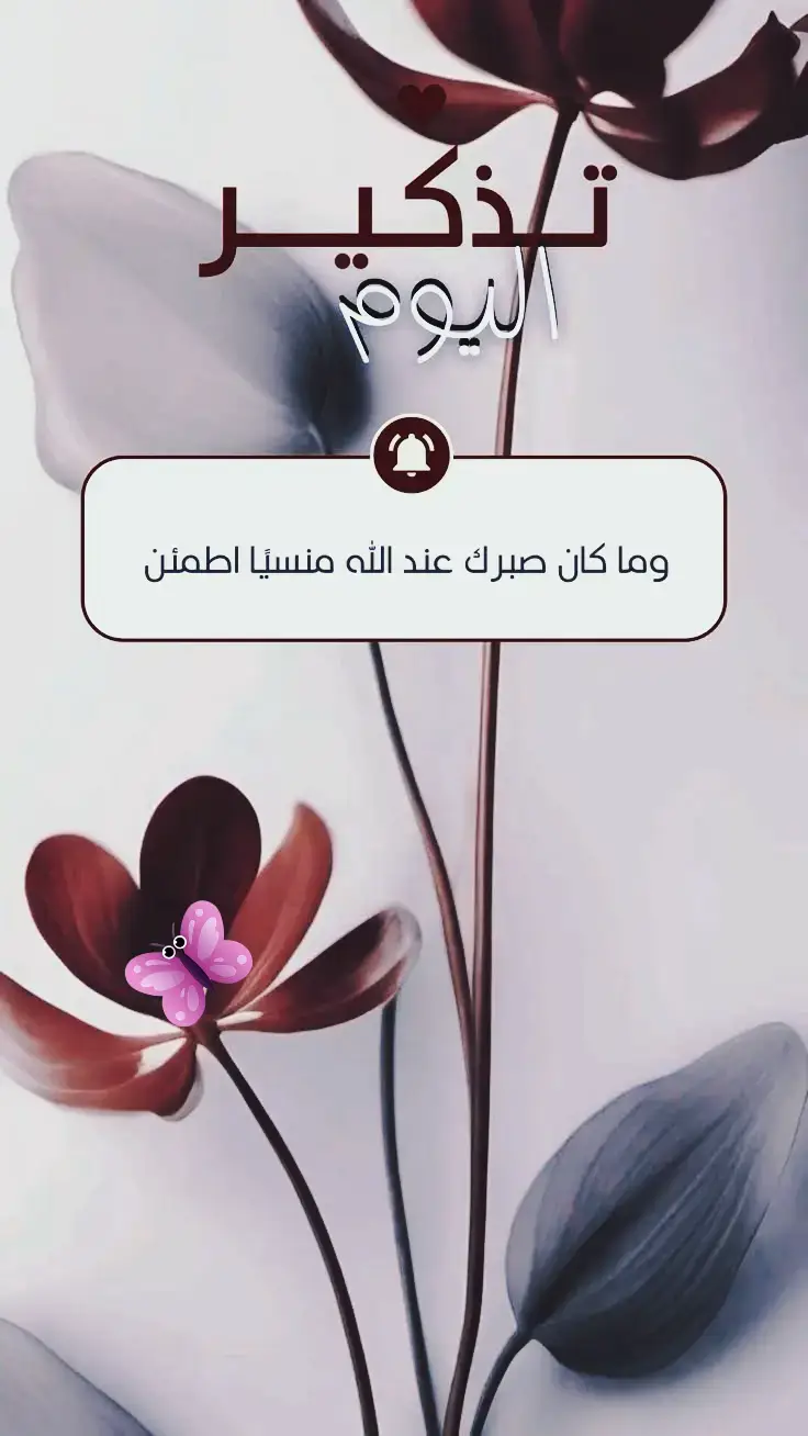 وما كان صبرك عند الله منسيًا . يأتِ بها الله وإن كانت مخبأةً ، فالصـبر بابٌ والفاتحُ الله لهذا اطمئن #دويتو #هاشتاق #trend #tiktok #TikTokDance #fypage #تيك #رسالة_اليوم 
