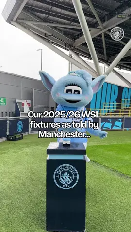 Our 2025/26 WSL fixtures! 🩵 How many locations can you name? 🤔 #mancity #wsl #fixtures 