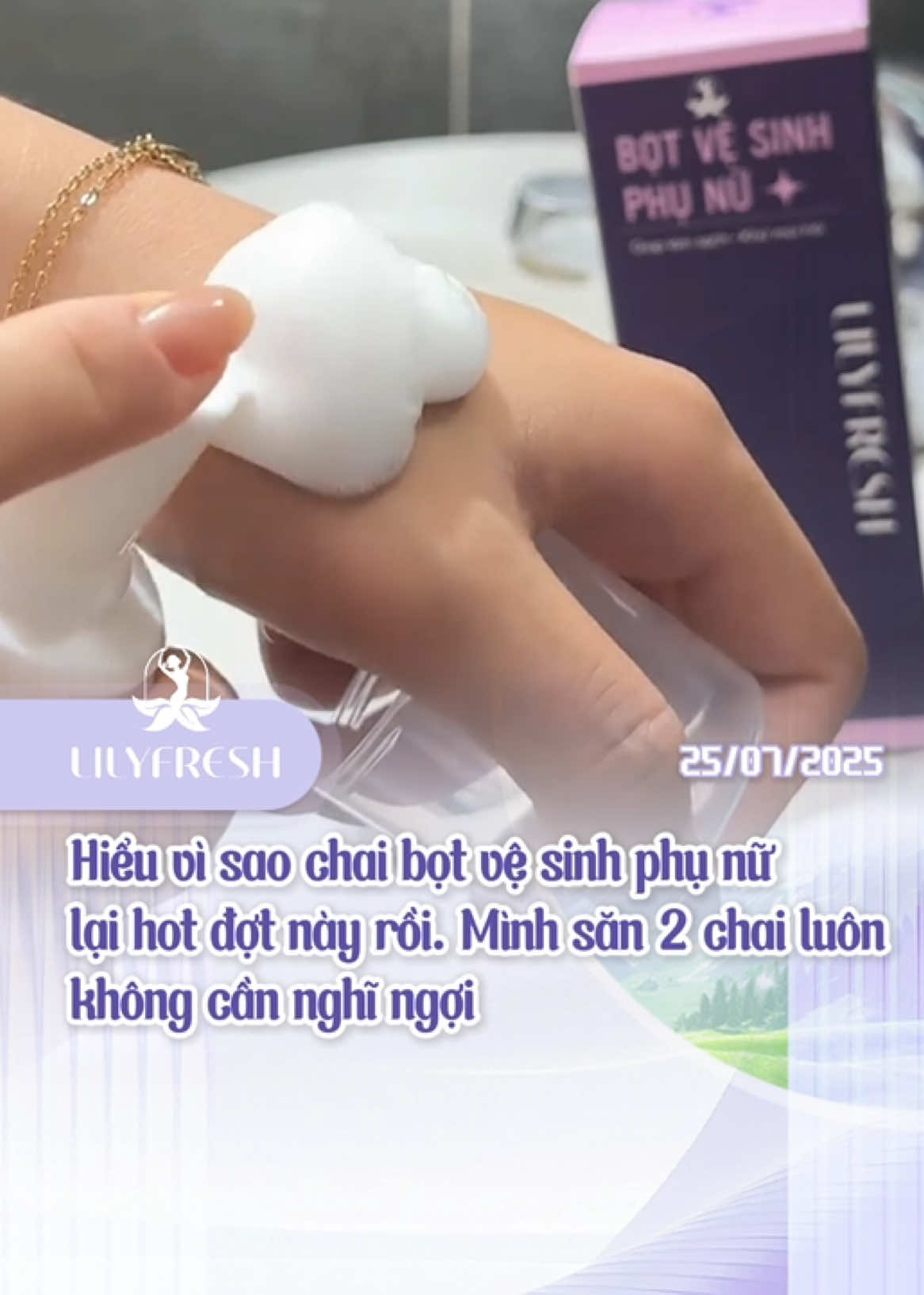 Hiểu vì sao chai bọt vệ sinh phụ nữ lại hot đợt này rồi #Lilyfresh #chuannhamayxin #sanphamdangtin #botvesinhphunu #dungdichvesinh #ilovetiktok