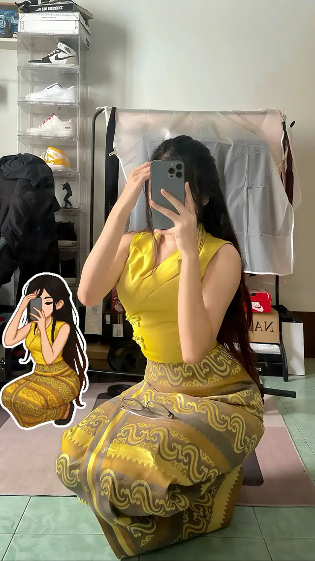 Fav dress lyy💛#fyp #viral #fypmyanmar 